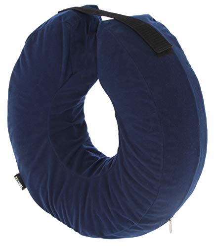 Kerbl Pet Maxi-Pet 80834 Hundehalskrause, aufblasbar, blau, Halsumfang 18-30 cm von Kerbl Pet