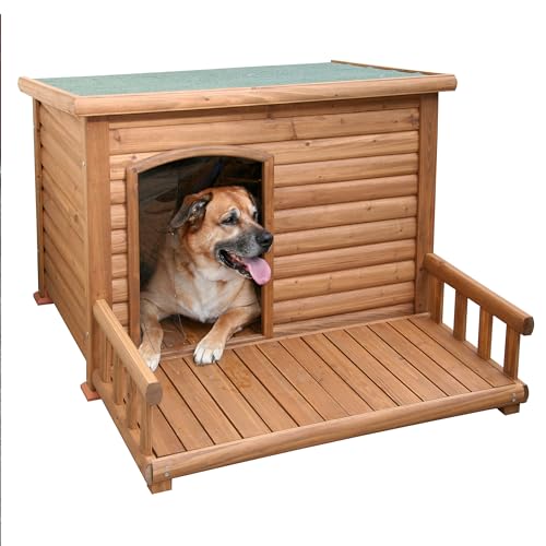 Kerbl Hundehütte mit Terrasse, 113 x 127 x 83 cm von Kerbl Pet