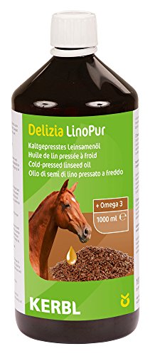 Delizia Kerbl Leinsamenöl LinoPur, 1er Pack (1 x 1 l) von Kerbl