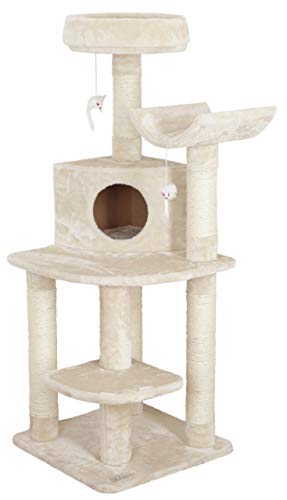 Kerbl Pet Maxi-Pet 81621 Eckkratzbaum Zirkonia, beige, 56x56x130 cm, 60 Stück (1er Pack) von Kerbl Pet