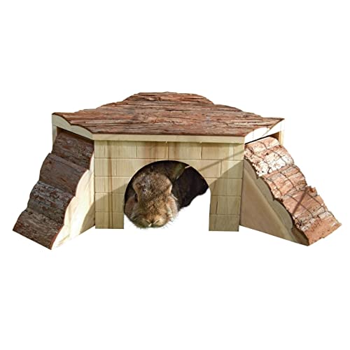 Kerbl Pet Nagerhaus mit Rampen NATURE 34 x 34 x 15 cm, ohne Rampen 25 x 25 x 15 cm von Kerbl Pet