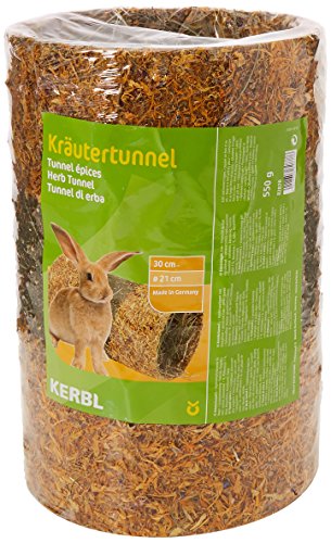 Kerbl Pet Native Snacks Kräutertunnel L gefüllt, 30 x 21 cm, 1er Pack (1 x 0.55 kg) von Kerbl Pet