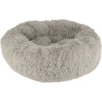 Kerbl Pet Kuschelbett Fluffy, Hellgrau, Rund, Ø76cmx19cm von Kerbl