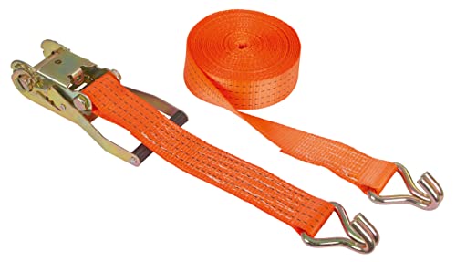 Kerbl Ratschenzurrgurt 2-teilig orange, 50mm / 4m, 4000 kg von Kerbl