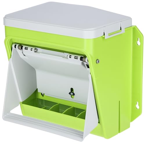 Kerbl Hobbyfarming SmartCoop Futterautomat mit Schutzklappe (mit Trittsystem, langlebigem Kunststoff) 70660 von Kerbl Hobbyfarming