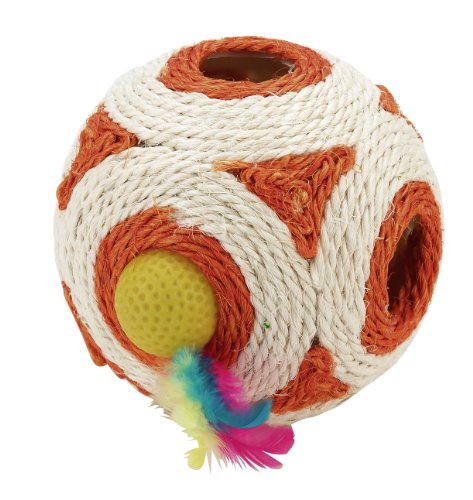 Kerbl Pet Spielwürfel Rassel- Feder- Ball 12cm von Kerbl Pet