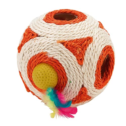 Kerbl Pet Spielwürfel Rassel- Feder- Ball 12cm von Kerbl Pet