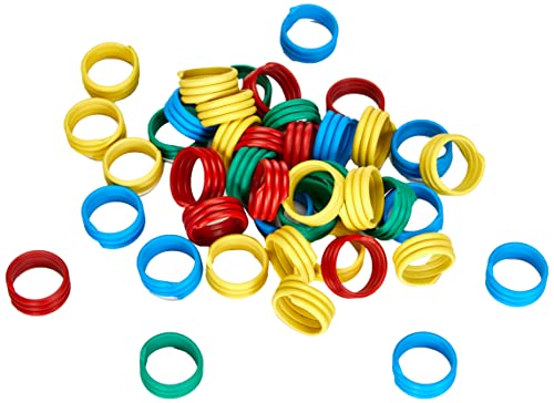 Kerbl Spiralring 16mm, Kunststoff, farblich gemischt, 100St./Pack von Kerbl Hobbyfarming