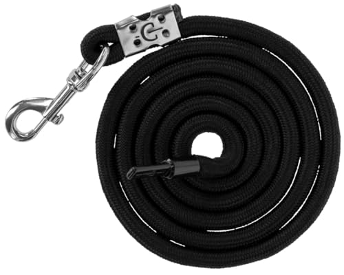 Kerbl Strick Führstrick Dexter mit Karabiner, Schwarz, 323577 von Kerbl