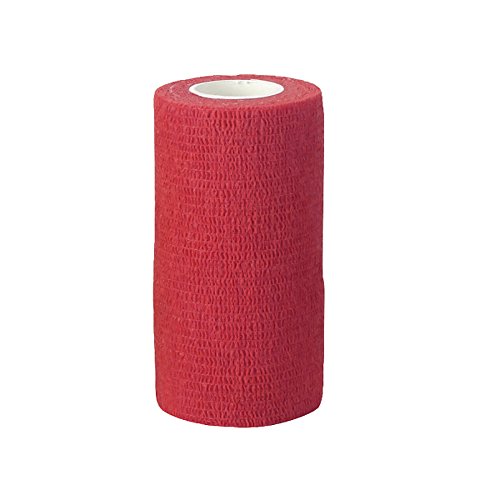 Kerbl VetLastic selbsthaft. Bandage, rot 10cm von Kerbl