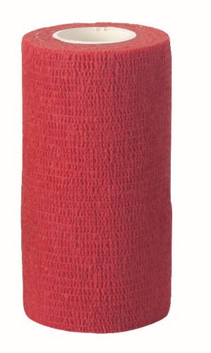 Kerbl VetLastic selbsthaft. Bandage, rot 7,5cm von Kerbl