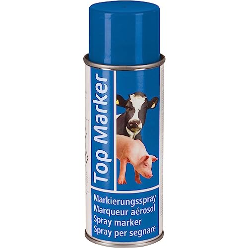 Kerbl Viehzeichenspray Top Marker (Markierungsspray, Spray zur Kennzeichung von Tieren) 500 ml, blau - 20158 von Kerbl