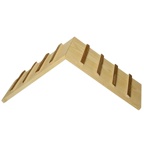 Kerbl Holzbrücke Nature (Material Naturbelassenes Holz, L x B x H 35 x 17 x 20 cm, flexible Holzbrücke für Nagetiere) 84406 von Kerbl Pet