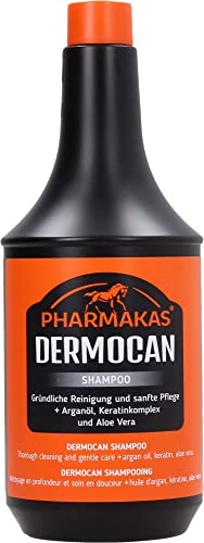 Pharmaka 32526 Dermocan-Pferdeshampoo 1 l von Kerbl