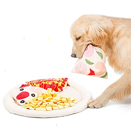 Schnüffelmatte Spielzeug für Hunde Langeweile - Haustier Interaktives Fütterspielzeug - Langsames Kauen/Stressabbau für Puzzle/Nahrungssuche Instinkt Training von Kewing