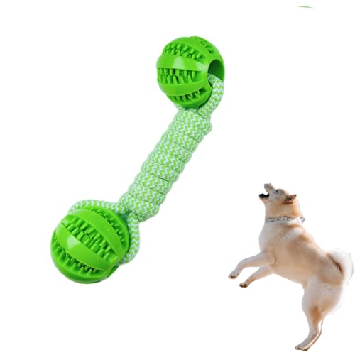 Hundespielzeug Seil mit Ball, Robustes Hunde Kauspielzeug, Leckerli Ball Hundespielzeug, Interaktives Spielzeug für Hunde, Beißball für Kleine und Große Hunde Langeweile, Zahnreinigung, IQ-Training von Kewmayer