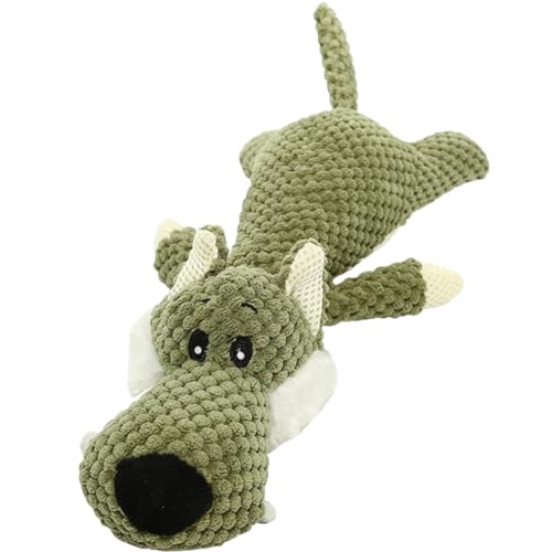 Kexpery Cartoon-Plüschtier für Welpen, Kauspielzeug für Welpen, Kauspielzeug für Hunde, quietschendes Spielzeug, interaktives Geburtstagsgeschenk, langlebiges Kauspielzeug für kleine Hunde, von Kexpery