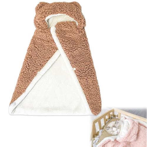 Haustier Umhang Decke, Hundeumhang Decke, Umhang Decke für Hunde, Hundemäntel mit Kapuze, Hunde Kaltwetter Mantel Wraps mit Kapuze, Geeignet für Katzen und Hunde (E, L) von KeyoGoS