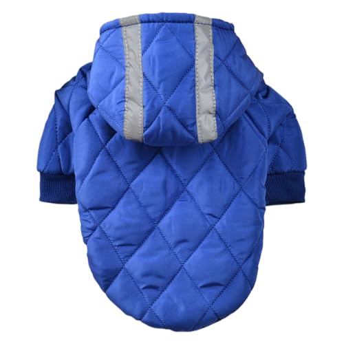 Hundemantel Winter Warme Hundejacke, Wärme Hundemantel, Winddicht Hundejacke, Hundejacke Winterweste Jacken Mit Reflektierenden Streifen, Wasserdichter Hunde Wintermantel von Keyubria