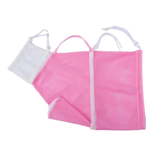 KiBcsLic Fellpflegetasche für Katzen, Duschnetz mit Verstellbarem Design Zur Ohrenreinigung Und Nagelpflege, Rosa Weiß KiBcsLic Fellpflegetasche für Katzen, Duschnetz mit Verstellbarem Design Zur Ohrenreinigung Und Nagelpflege, Rosa Weiß von KiBcsLic
