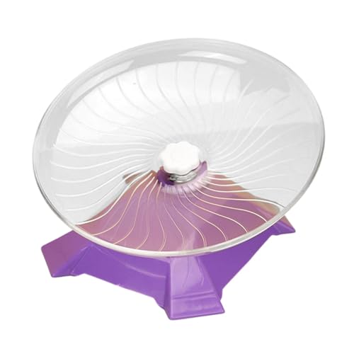 KiBcsLic Hamster-Laufrad mit Ständer, geeignet für Mäuse und andere Kleintiere, Violett KiBcsLic Hamster-Laufrad mit Ständer, geeignet für Mäuse und andere Kleintiere, Violett von KiBcsLic