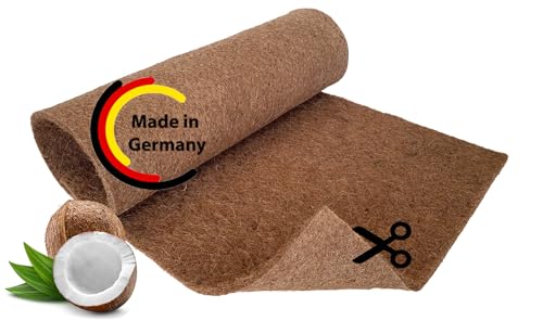 Kokosmatte 140 x70 x1,5 cm aus Kokosfasern einseitig mit Naturlatex besprüht Winterschutz Kälteschutz Nagerteppich Naturprodukt Pflanzenschutz von KiNDERWELT