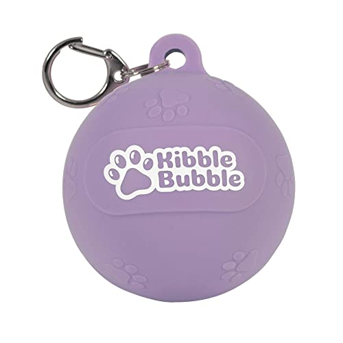 Kibble Bubble Leckerlibeutel für Hunde, Kugel, violett von Kibble Bubble