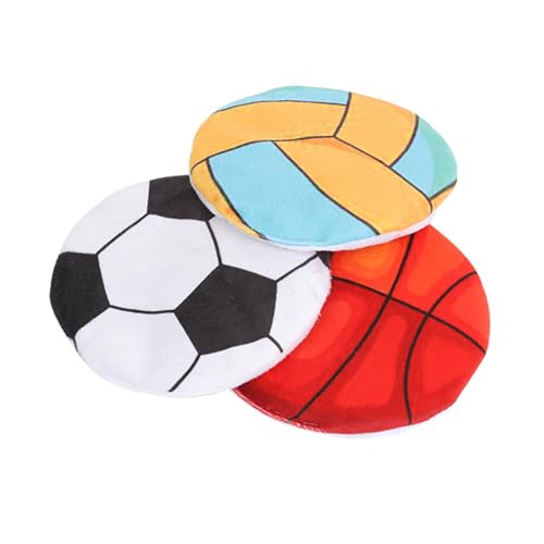 3 Stück/Set Süßes Plüsch Knisterspielzeug Für Hunde Rund Gefüllt Katzenminze Knisterspielzeug Niedliches Spielspielzeug Für Spielzeug Haustier Quietschendes Spielzeug Für Hunde Knisterndes von KieTeiiK