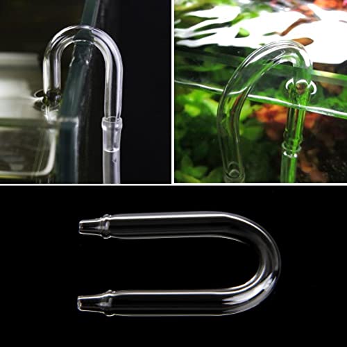 KieTeiiK Aquarium Zubehör Transparent Glasrohr U Form Rohr Diffusor Kit Für Fische Für Tank Und Hydrokultur Co2 System Aquarium Heizung Licht Thermometer Kies Pumpe Sand Dekorationen von KieTeiiK