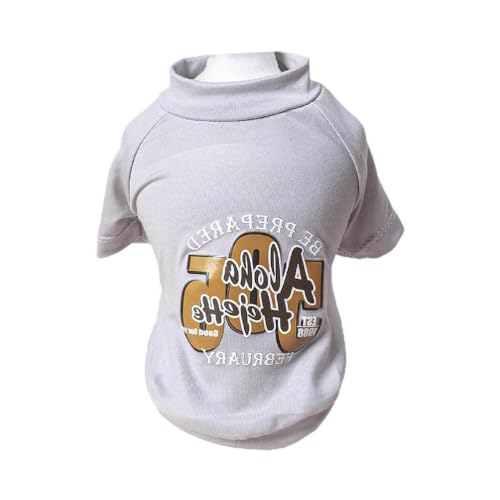 KieTeiiK Hunde Frühlings T Shirt Mit Lustigem Aufdruck „505-Aloha“ Grauer Pullover Bekleidung Welpen Sommerbekleidung Hunde Frühlingskleidung von KieTeiiK