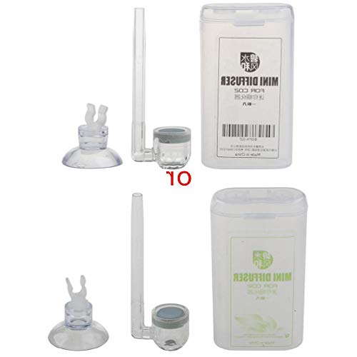 Mini Aquarium CO2 System Blase Diffusor U Shaped Atomizer Arcylic Tube Mit Saugbogen Zubehör Transparent Diffusor Fisch Für Tank Luftblase Scheibe Wanduhren Für Schlafzimmer Batteriebetrieben von KieTeiiK