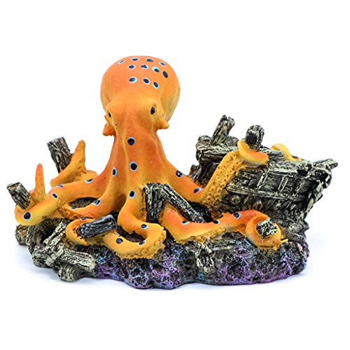 Oktopus Schatztruhe Aquarienfische Für Aquarium Landschaftsbau Dekoration Vintage Dekoration Kunstharz Versteck Garnelenzucht Unterschlupf Ornament Heimtierbedarf Niedliche Raumdekoration von KieTeiiK