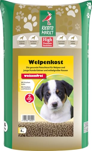 Kiebitzmarkt High Premium Hundefutter Trockenfutter Welpenkost (4 kg) von Kiebitz Markt