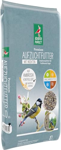 Kiebitzmarkt Wildvogelfutter Premium Aufzuchtfutter mit Insekten (10 kg) von Kiebitz Markt