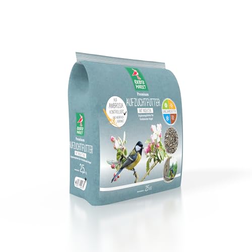 Kiebitzmarkt Wildvogelfutter Premium Aufzuchtfutter mit Insekten (2,5 kg) von Kiebitz Markt