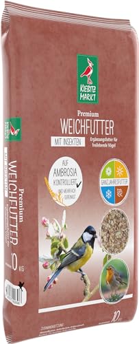 Kiebitzmarkt Wildvogelfutter Premium Weichfutter mit Insekten (10 kg) von Kiebitz Markt