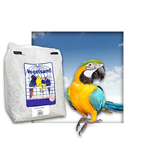 5 kg Papageiensand Vogelsand mit Kalk und Anis (grob/naturweiss) von Kieskönig