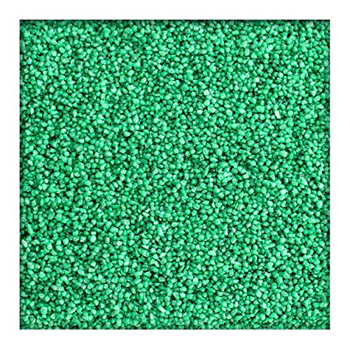 Farbkies Grün Aquarium Deko Kies Aquariengrund Aquariumkies Bodengrund Körnung 2-4 mm 5 kg (1x 5 kg Beutel) von Kieskönig