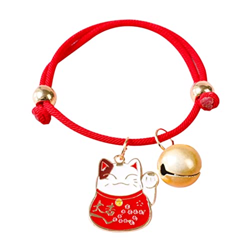 Haustier-Bogen-Kragen Katzenhalsband Bequemes, leicht zu tragendes, süßes, gewebtes Welpen-Katzenhalsband mit Glöckchen for Kitty D (Color : D) von Kigauru