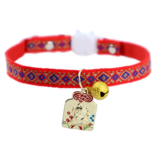 Kigauru Haustierhalsband Cat Bell Collar Wear - Festliches Hunde-Kätzchen-Halsband mit Glocke for Aufnehmen von Fotos G (Color : B) von Kigauru