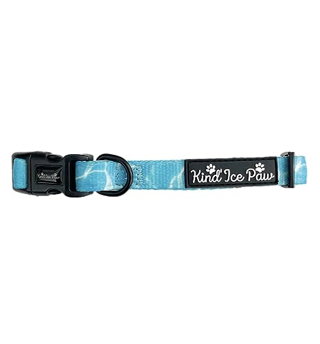 Verstellbares Hundehalsband für jeden Welpen – Kind'Ice Paw Kollektion (L, Pool Pawty) von Kind'Ice Paw