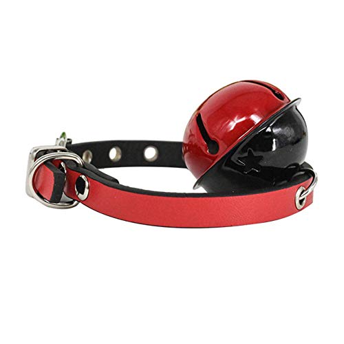 KingbeefLIU Pet Puppy Dog Big Bell Halskette Kragen Einstellbar Kunstleder Schnalle Umhängeband Petite Und Niedlichen Minimalistischen Wind Identifizierung Haustier Ring Zufällige Farbe LNone von KingbeefLIU