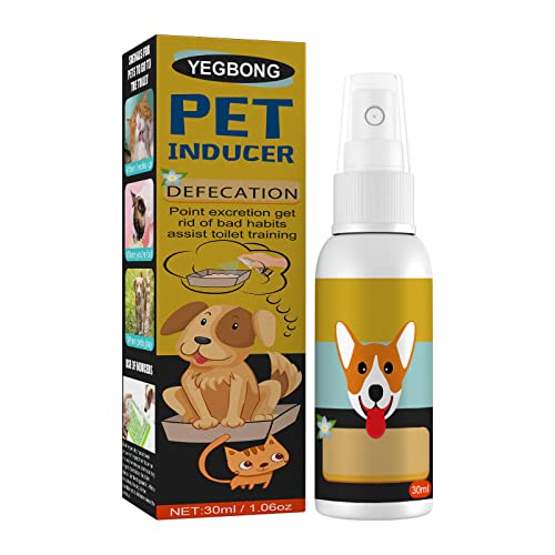 Kingke 30 ml Pet Positioning Defäkation Inducer Spray für ausgewiesenen Töpfchen Bereich Toilette Training Töpfchen Training Spray von Kingke