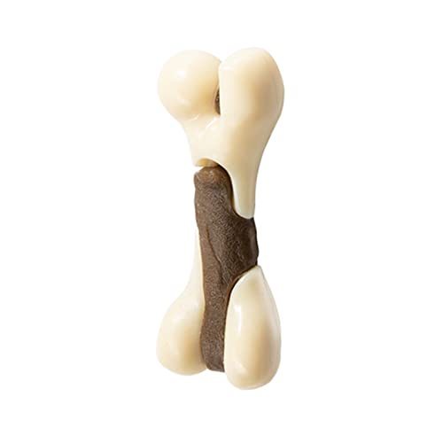 Kingke Dog Chew Toy for Aggressive Chewer Dog Bone Toy Nylon Beef Flavor Indestructible Dog Teething Toy Dog Teether Dog Molar von Kingke