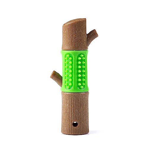 Kingke Dogs Molar Supplies Dogs Chew Toy Bamboo Shape Tooth Cleaning Massage Point Toothpaste Pet Teethbrush Molar Pet Toy von Kingke