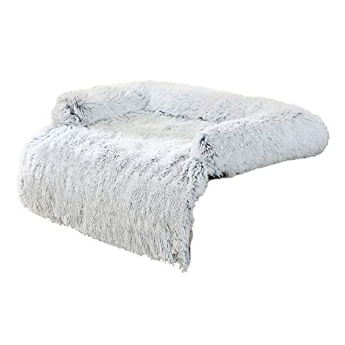 Kingke Hund Plüsch Sofa Bett für Winter Plüsch Hundebetten Kissen Hund Plüsch Bett Auto Haustier Bett Komfort Warm für Hunde Zwinger Zubehör von Kingke