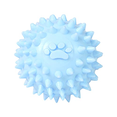 Kingke Hunde Spiky Ball Spielzeug Kein Quietschen für Kleine Mittlere Große Hunde Zahnen 6,1 cm Interaktives Welpen-Kauspielzeug für Training von Kingke