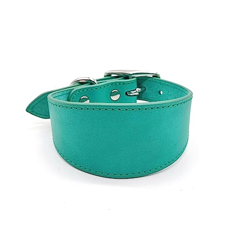 Kingke Leathers Dogs Collar Soft Padded Collar for Whippets Salukis Sighthounds Dogs Adjustable Collar Large Breeds Dogs Supply von Kingke