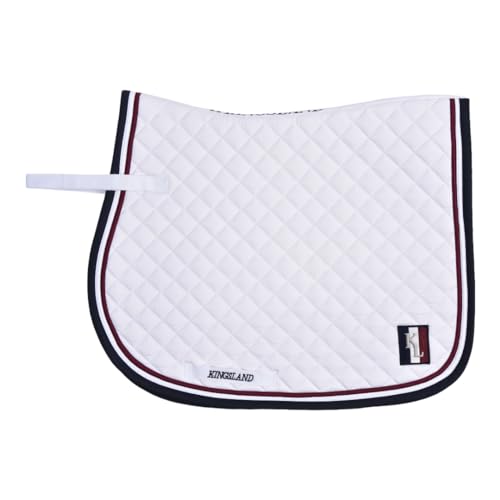 Kingsland Equestrian Classic Jumping Saddle Pad Pony White von Kingsland