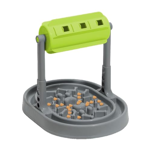 Kioriur Slow Feeder Haustierspielzeug | Haustier-Puzzle, langsamer Futternapf, verstellbarer Futternapf für Hunde und Katzen, Spielzeug für Haustiere, Kätzchen, Hunde, Katzen von Kioriur